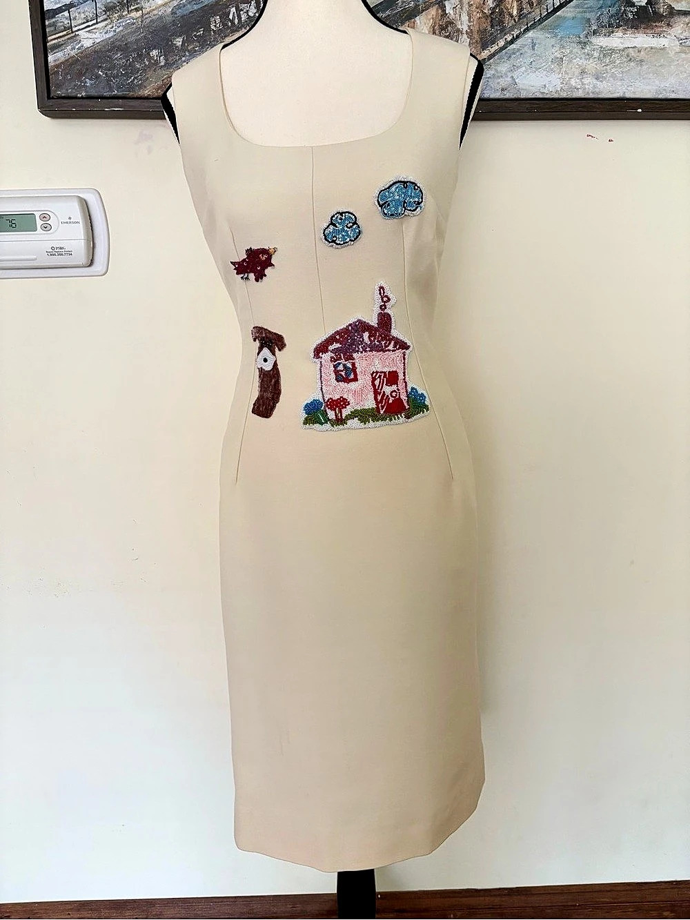 Dolce & Gabbana Dress Cream Size IT42 fit 4/6 US